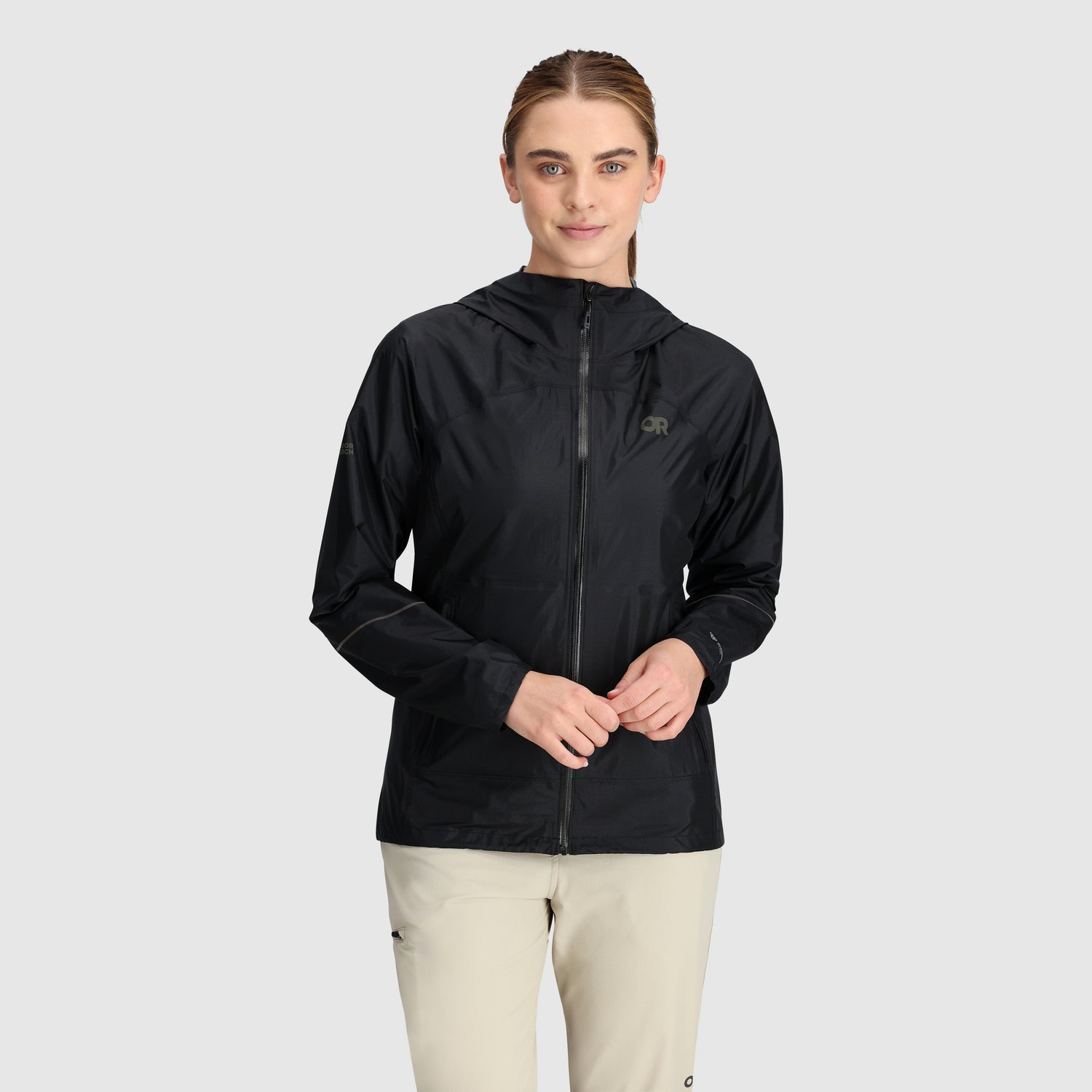 Womens Helium Rain Jacket BLACK / XL