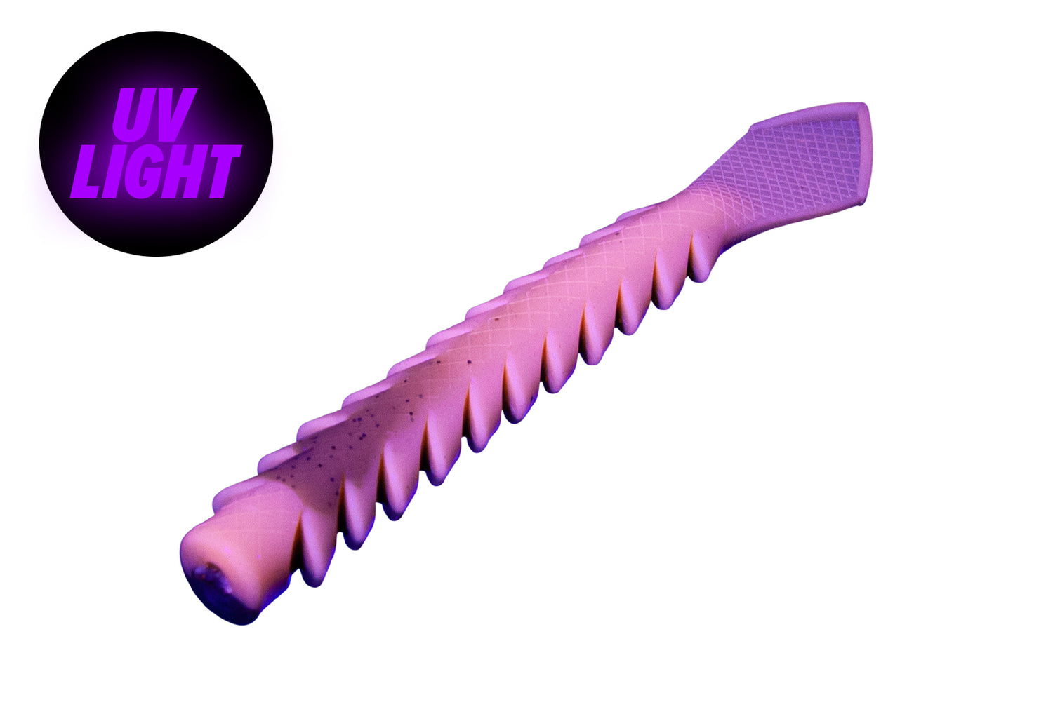 NATC Lady Dragonworm 6-pack UV BROWN CRAW / 11CM / 6,8G