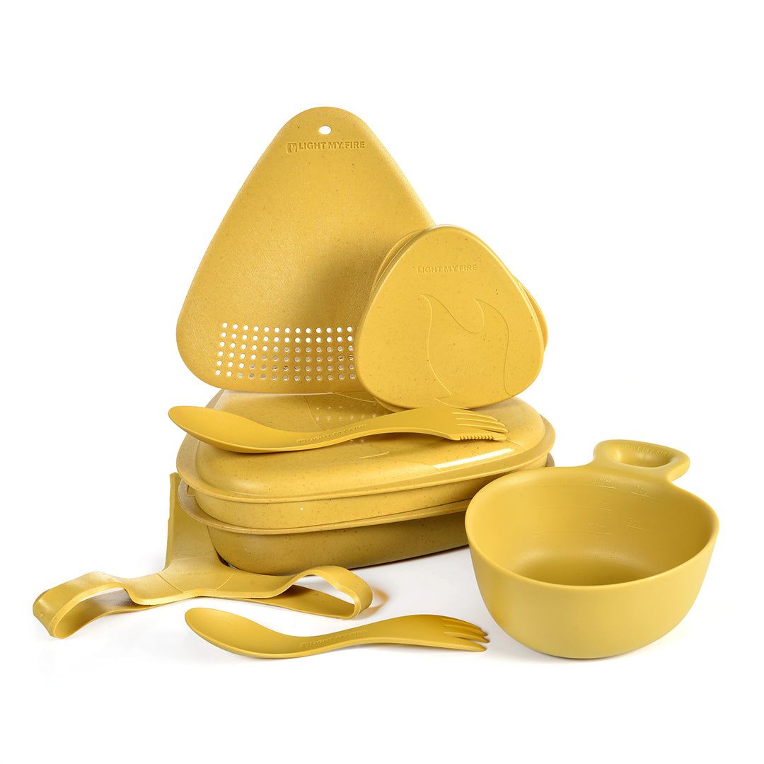 Outdoor MealKit MUSTYYELLOW / SET