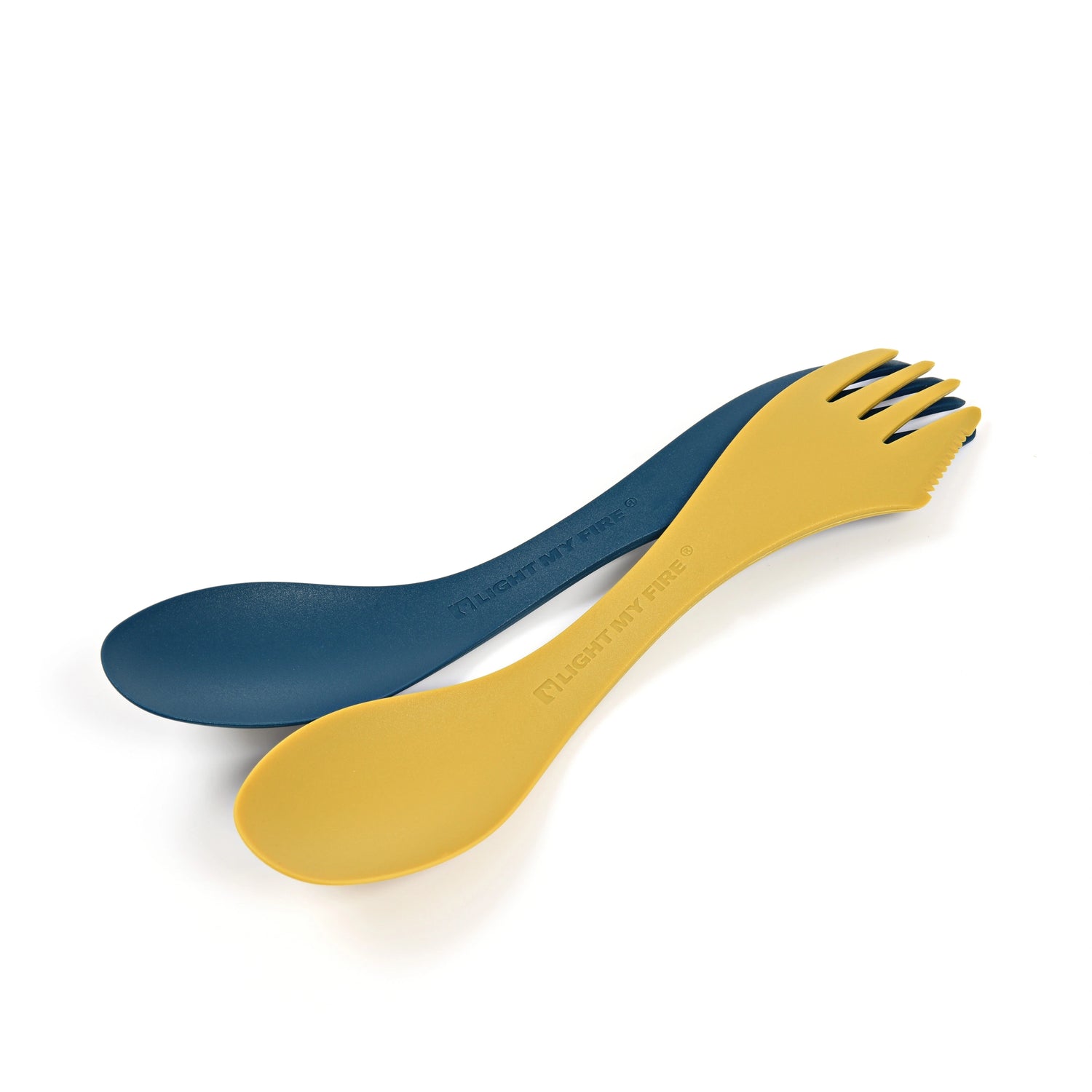 Spork medium 2-pack MUSTYYELLOW/HAZYBLUE / 2-PACK
