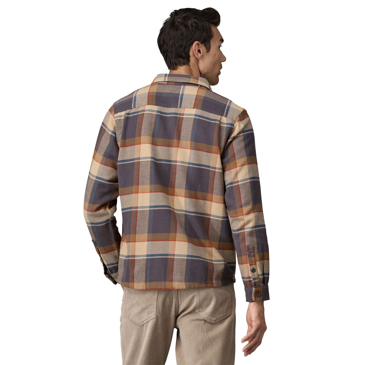 Men's Fjord Flannel Shirt SUNRISE RIDGE: FORGE GREY / XS