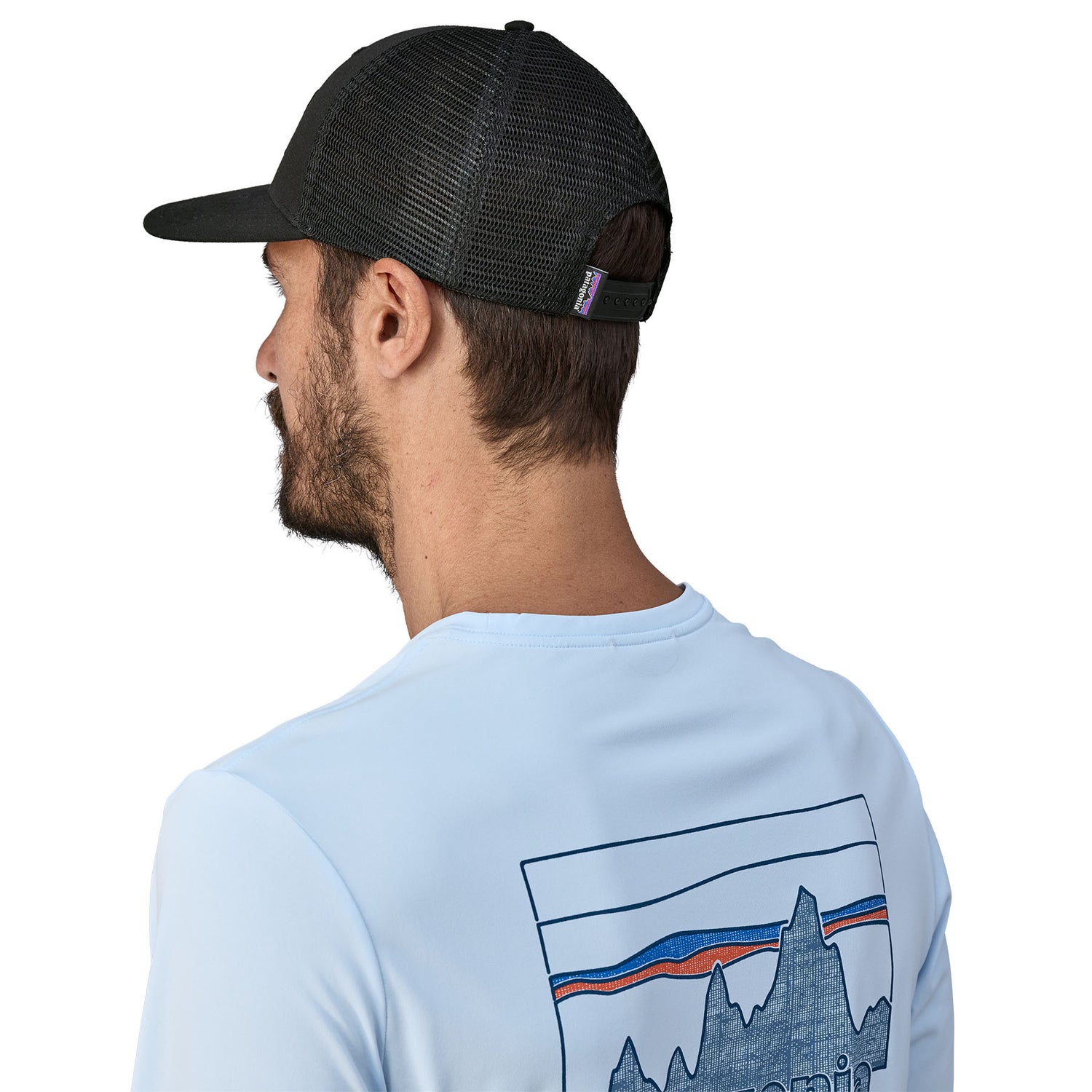 P-6 Logo Trucker Hat BLACK / EN STL