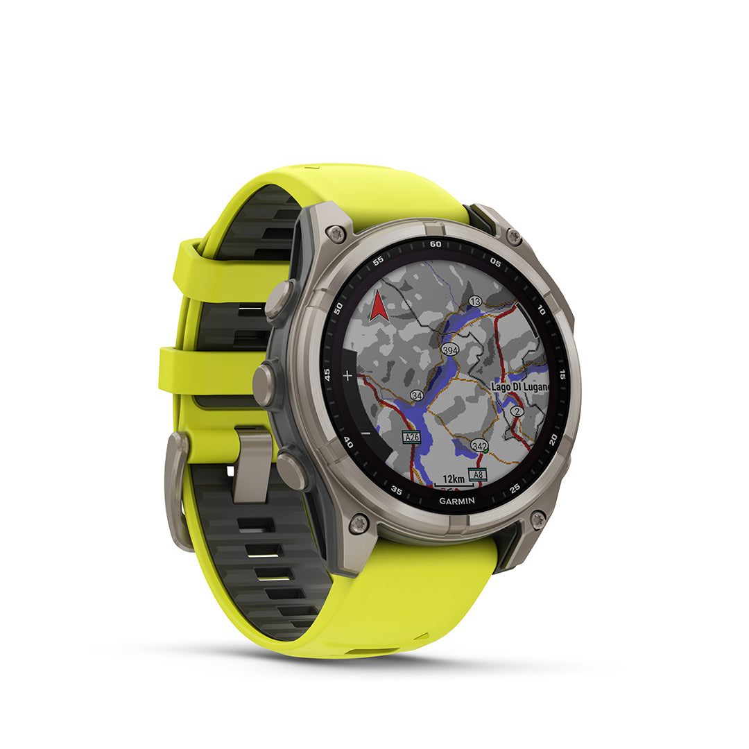 Fenix 8 Solar Sapphire 47 mm TITANIUM/AMP YELLOW / ONE SIZE