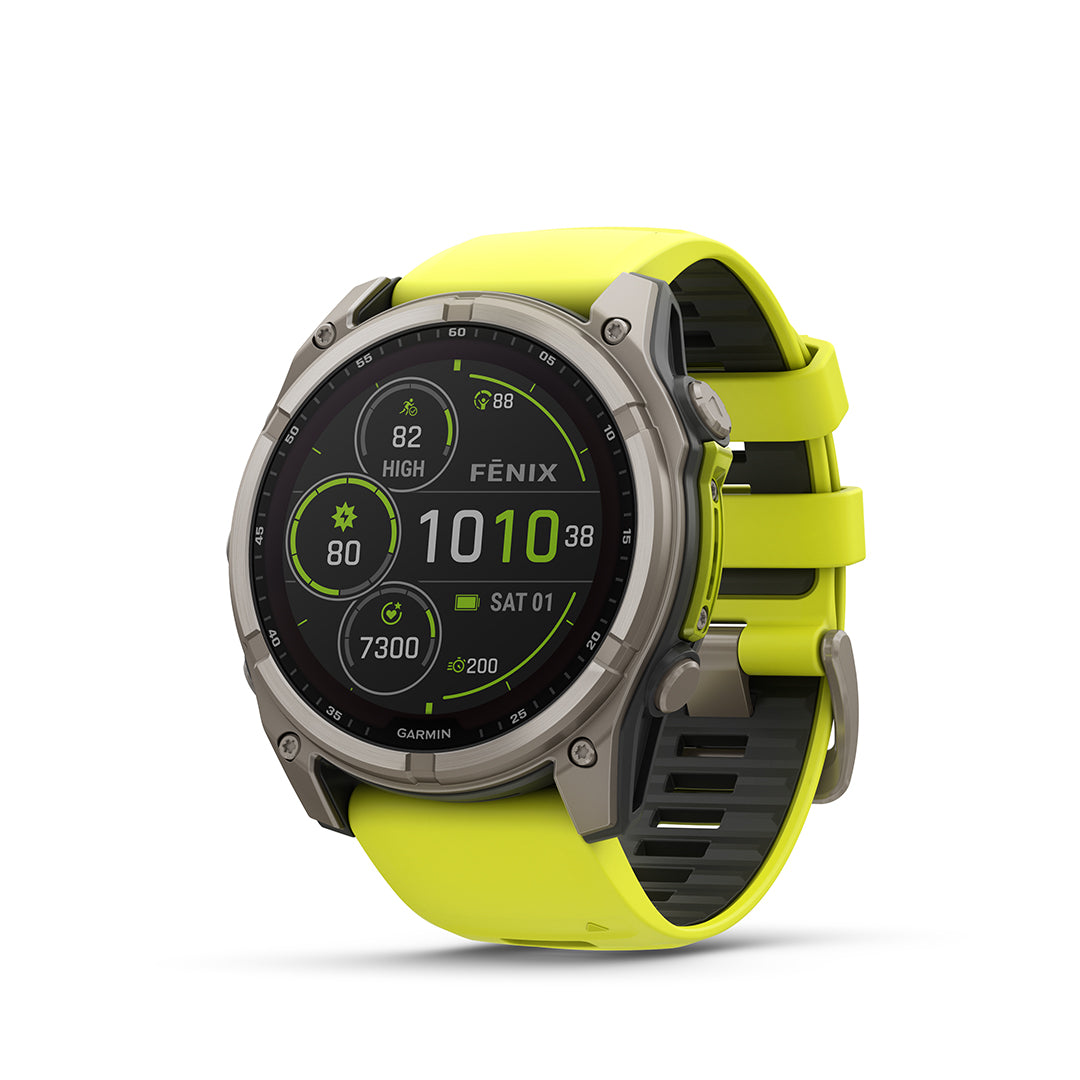 Fenix 8 Solar Sapphire 51 mm TITANIUM/AMP YELLOW / ONE SIZE