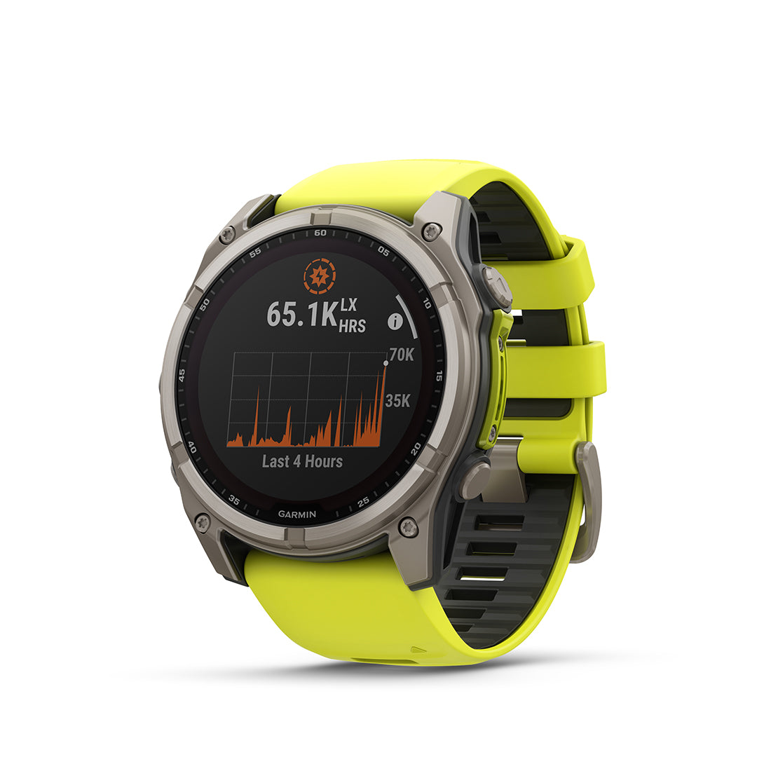Fenix 8 Solar Sapphire 51 mm TITANIUM/AMP YELLOW / ONE SIZE
