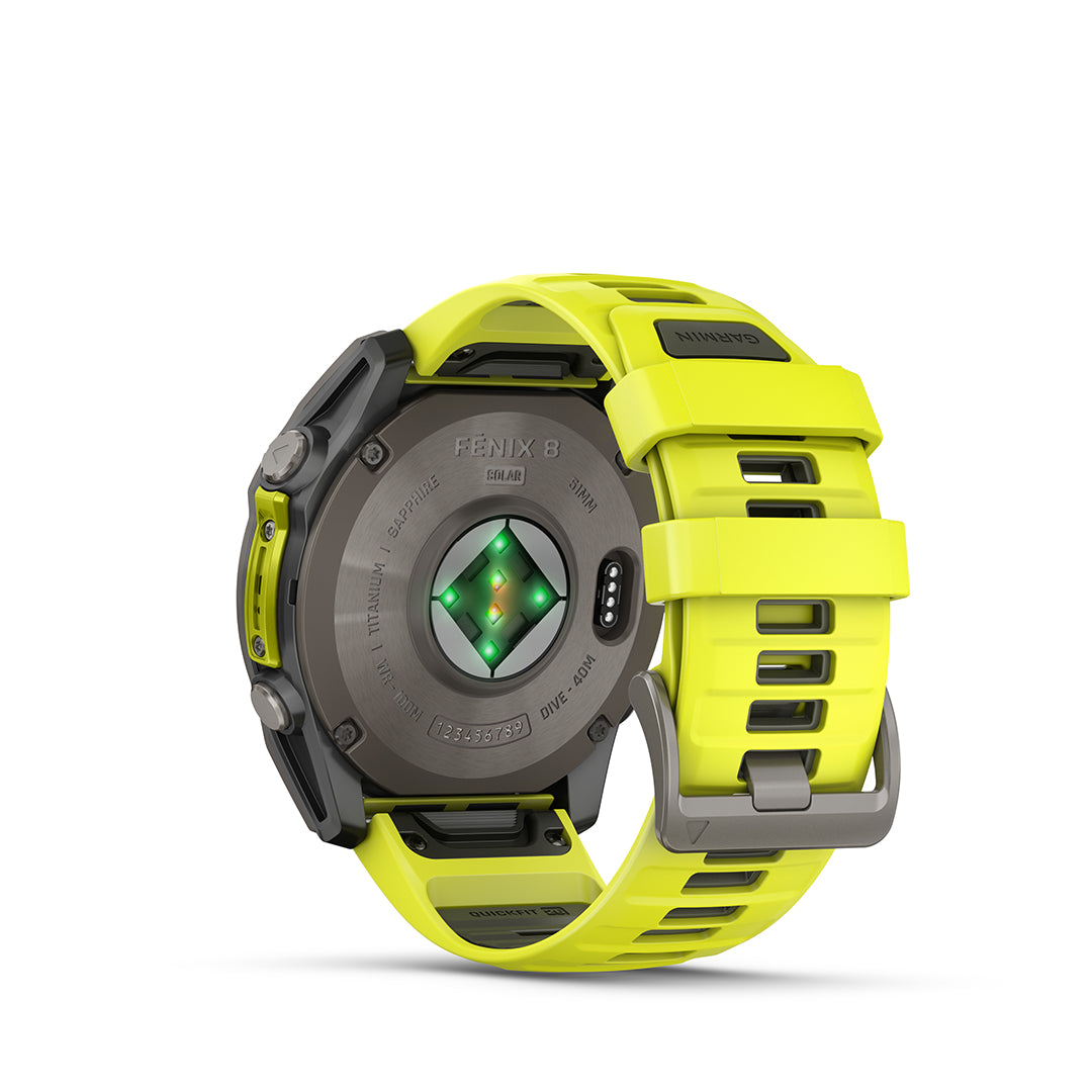 Fenix 8 Solar Sapphire 51 mm TITANIUM/AMP YELLOW / ONE SIZE
