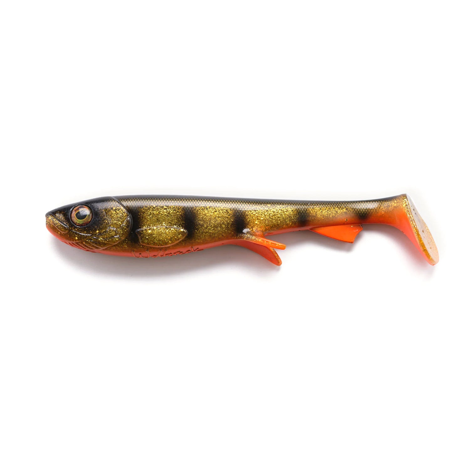 Wolfcreek Shad 25cm GLITTER BLACK OKOBOJI PERCH UV / 125 G