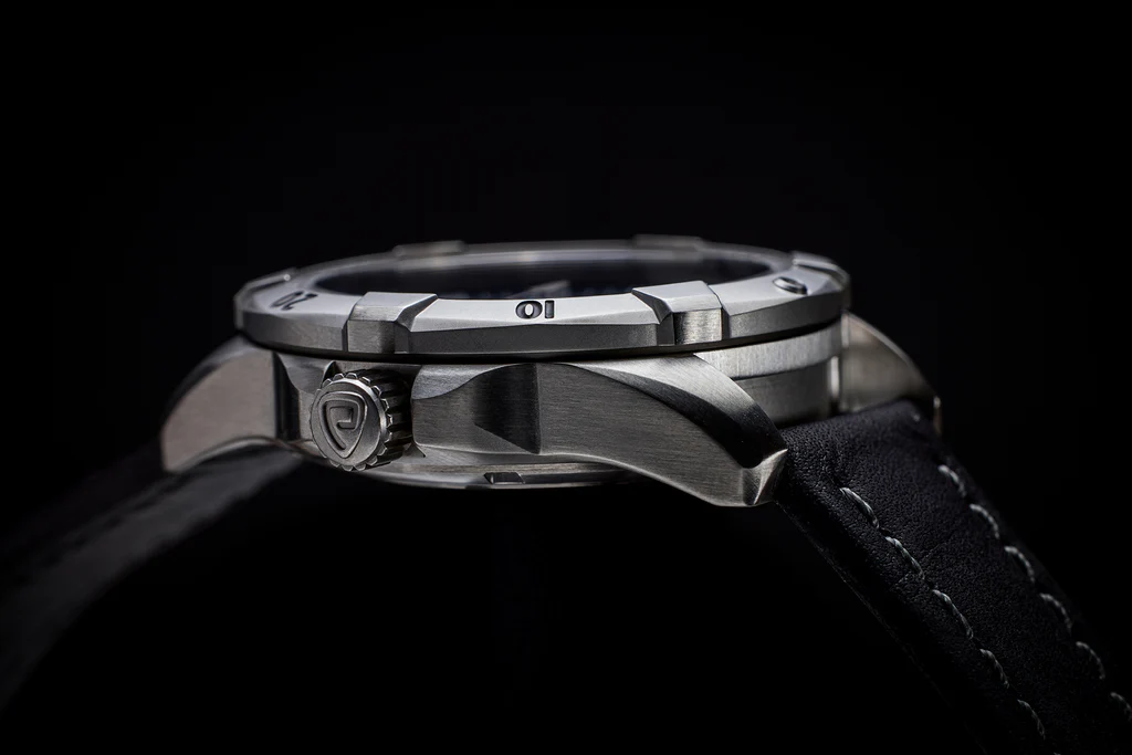 ProTek Dive Series 2000 Stål BORSTAT STÅL VIT URTAVLA MÖRKBRUNT LÄDERARMBAND / 1 ST / EN STL