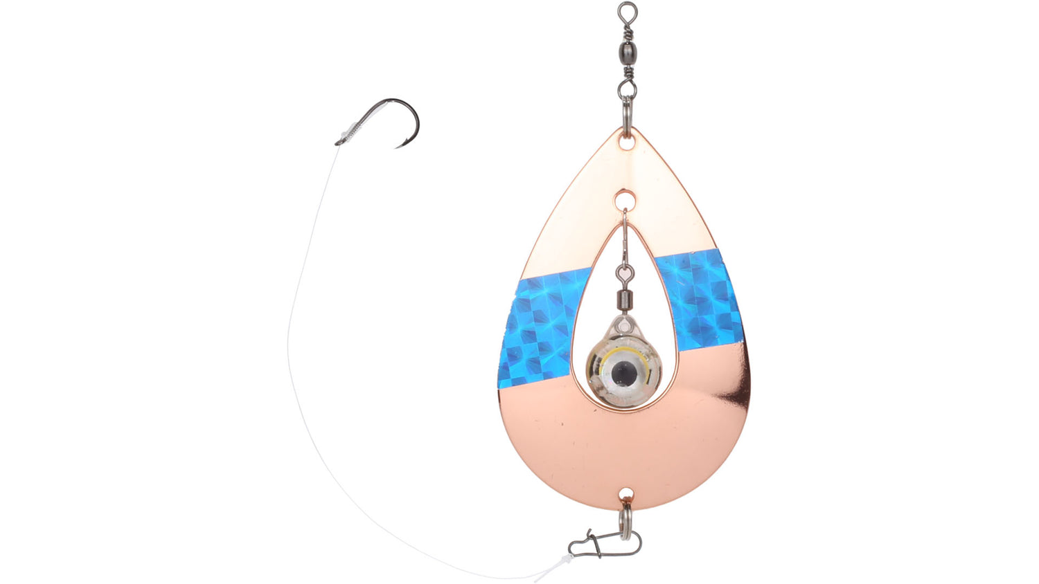 Kalakin Eye Rödingblänke KOPPAR/BLÅ / 75 MM