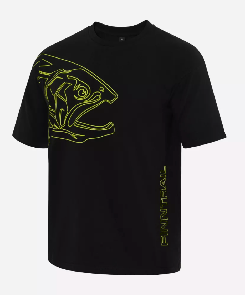 T-Shirt Big Fish BLACK YELLOW / SMALL