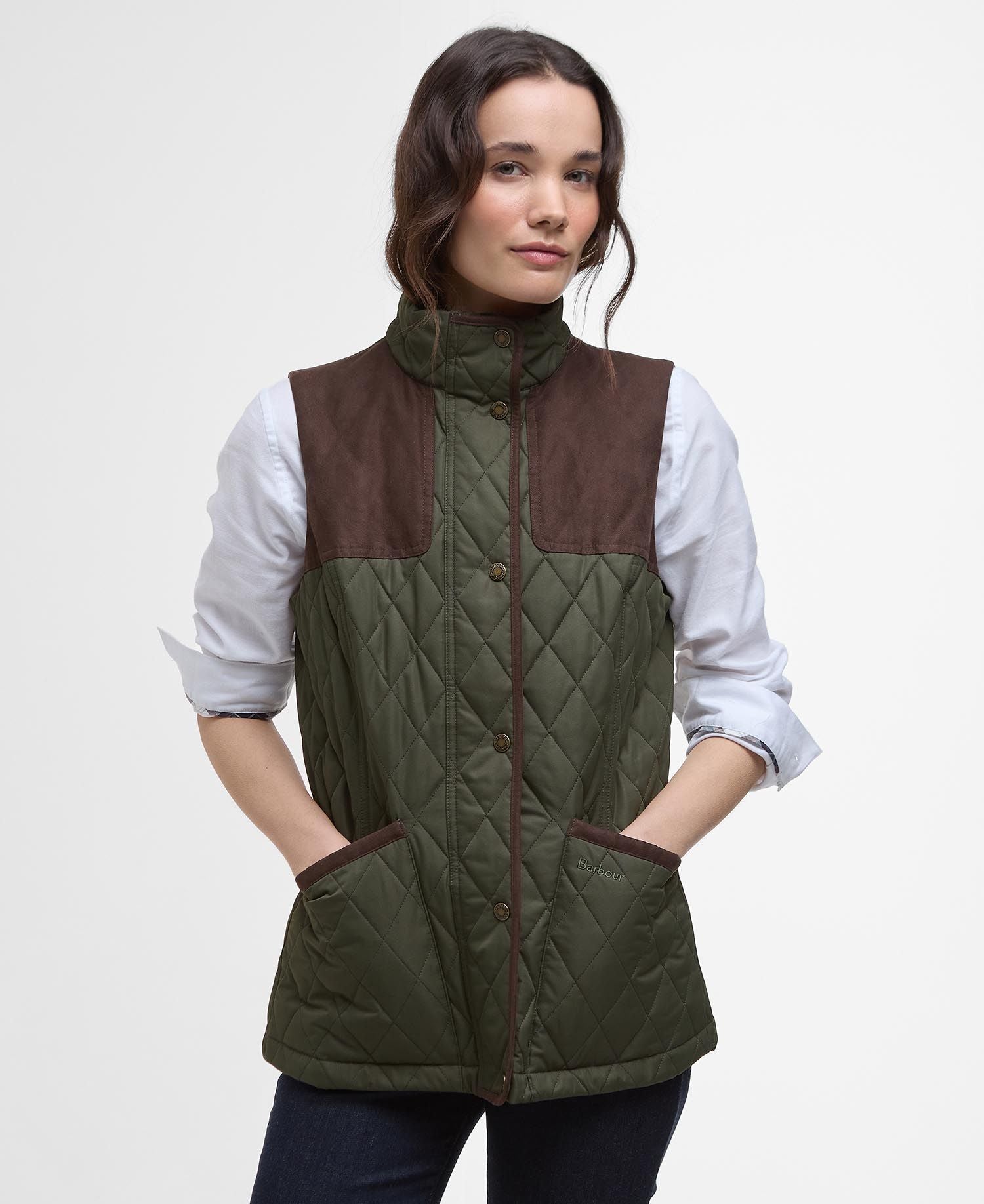 Keeper Gilet Vest Women OLIVE/ANCIENT TARTAN / 14