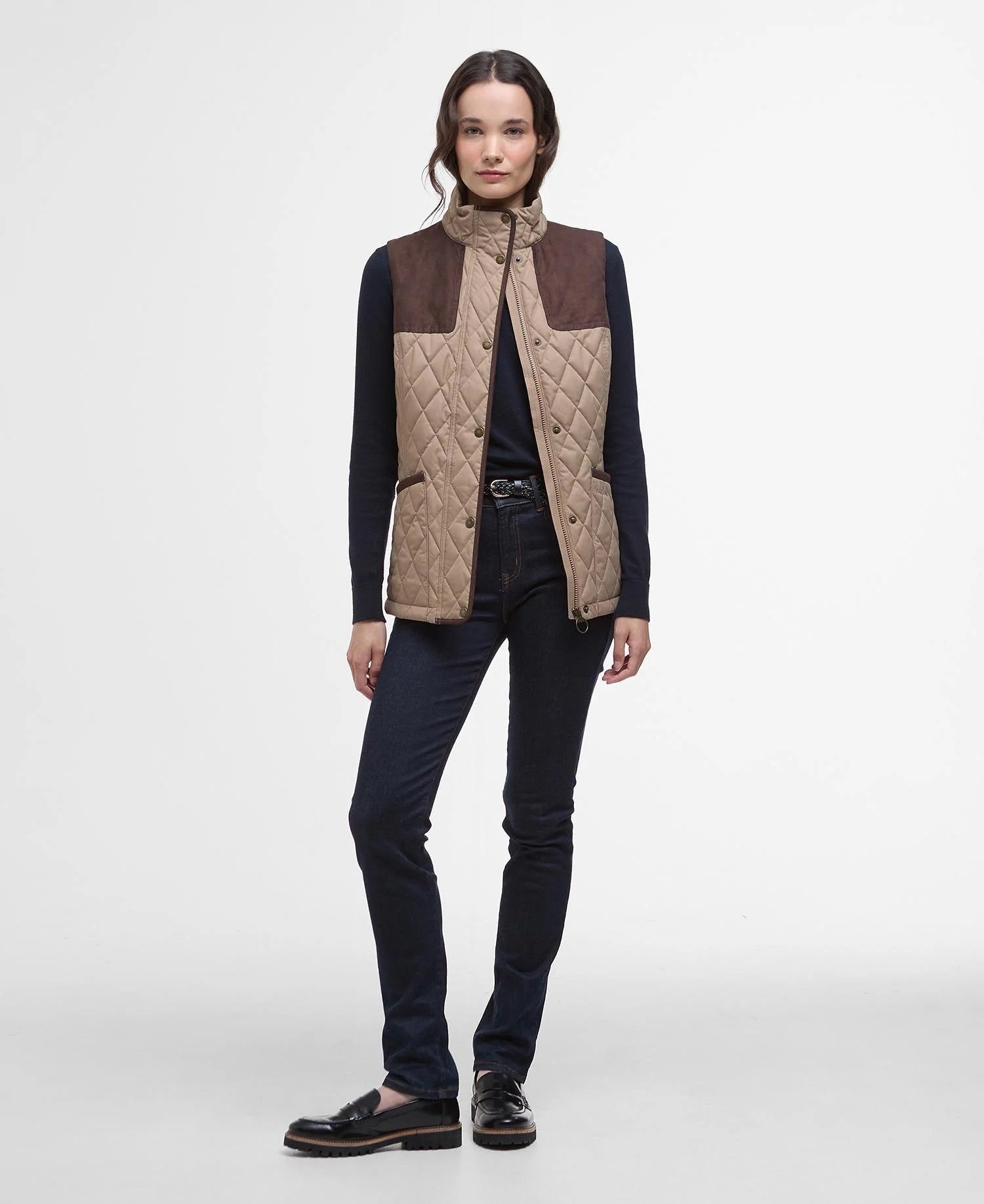 Keeper Gilet Vest Women MILITARY BROWN / 18