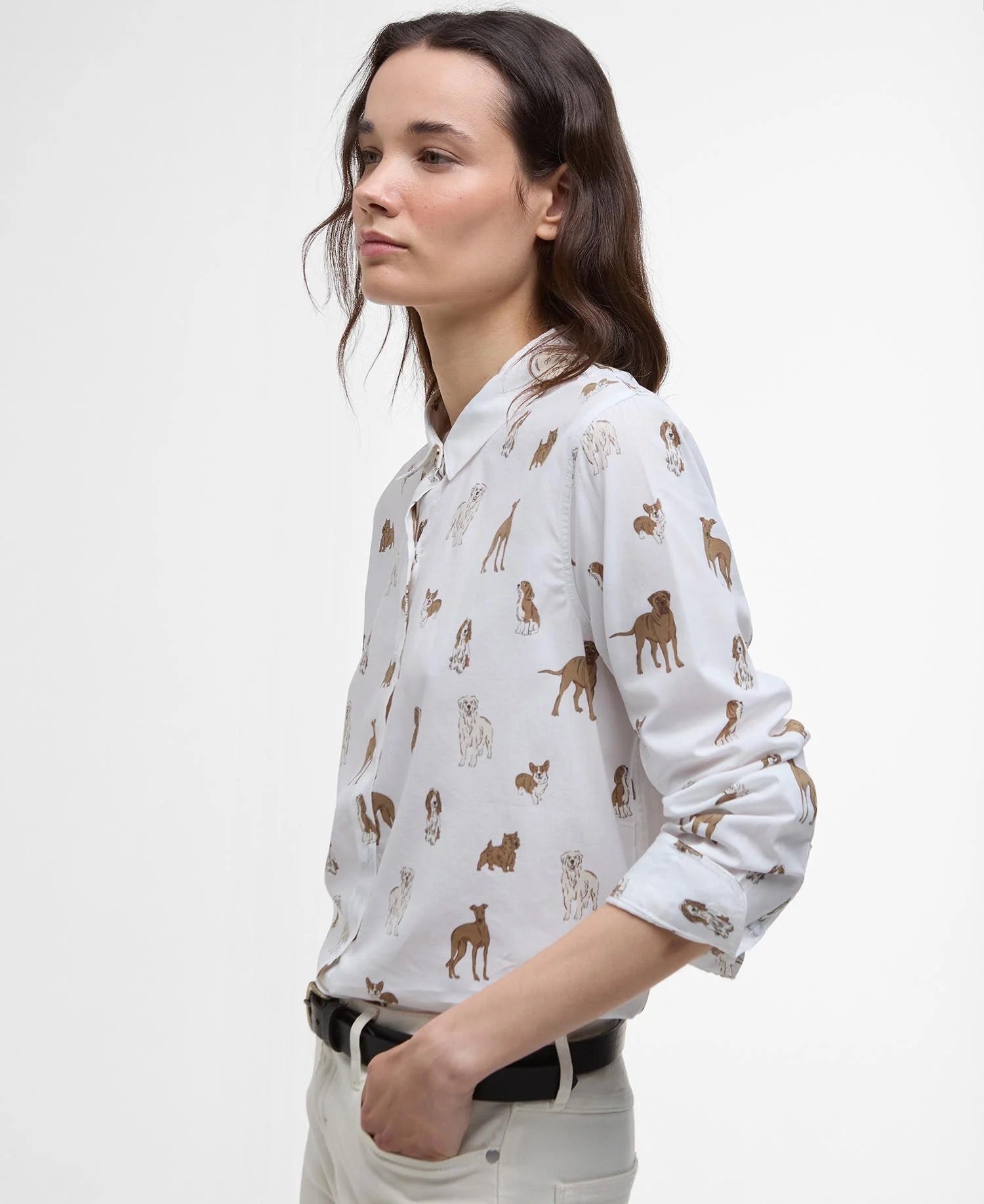 Safari Shirt Women DOG PRINT / 10