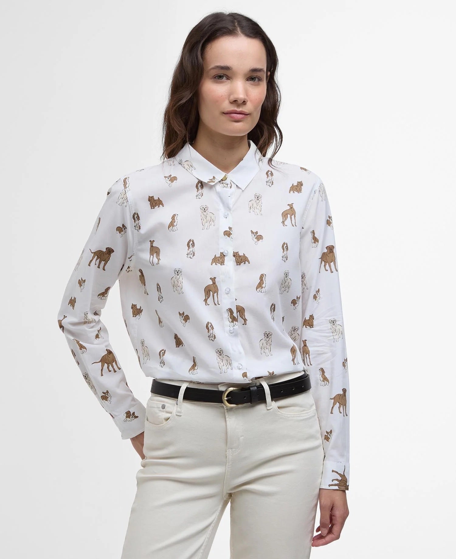 Safari Shirt Women DOG PRINT / 14