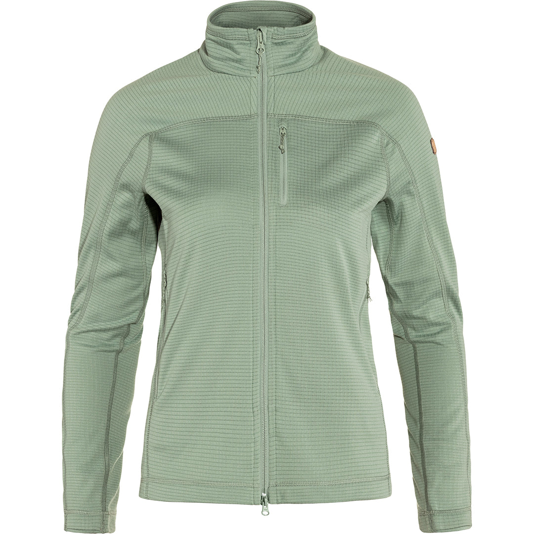 Abisko Lite Fleece Jacket Women MISTY GREEN / L