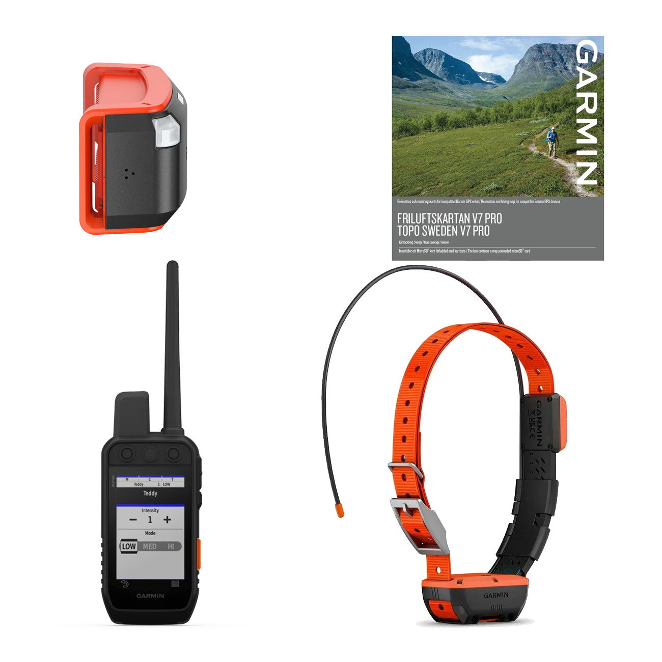 Pejlpaket Extreme: Garmin Alpha 300i inkl. T20 Halsband, Alpha LTE & Friluftskarta