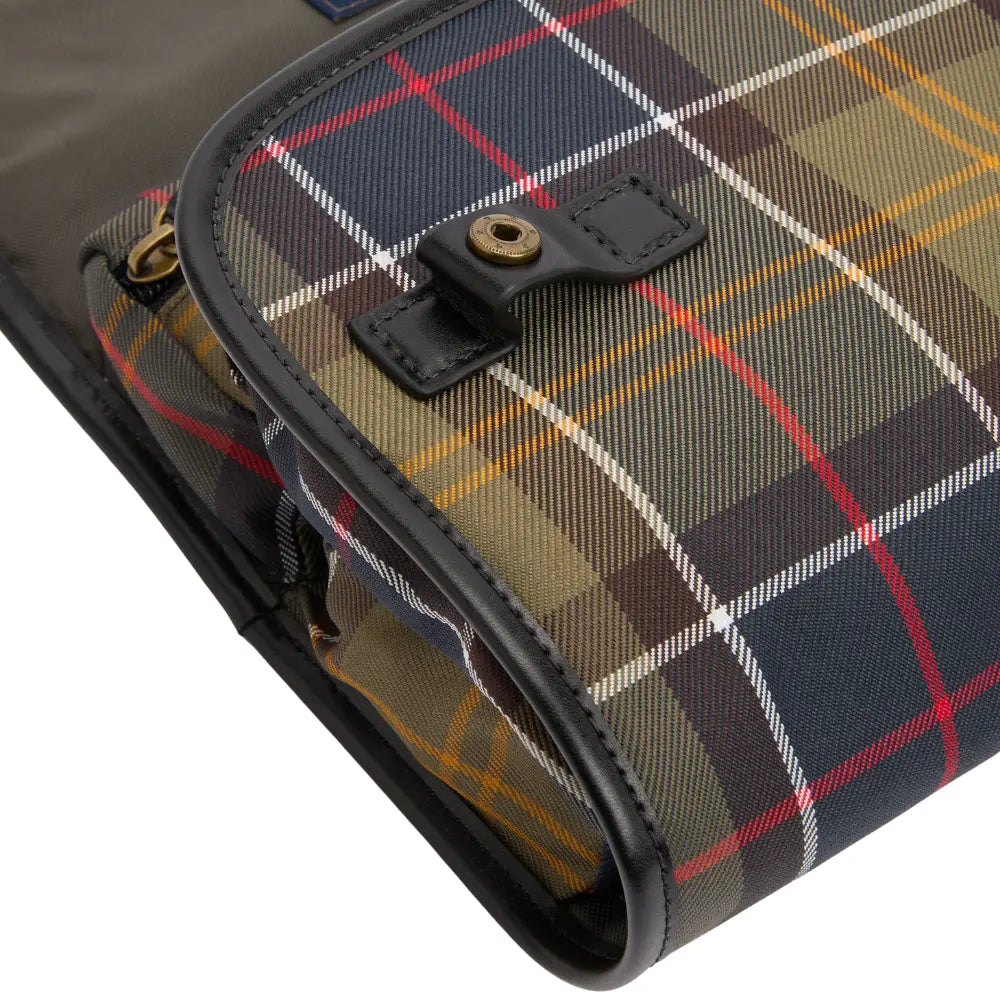 Barbour Tartan Hanging Washbag