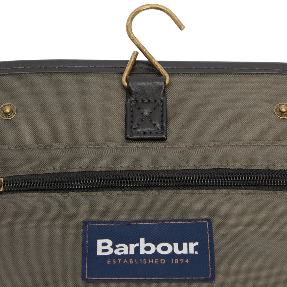 Barbour Tartan Hanging Washbag