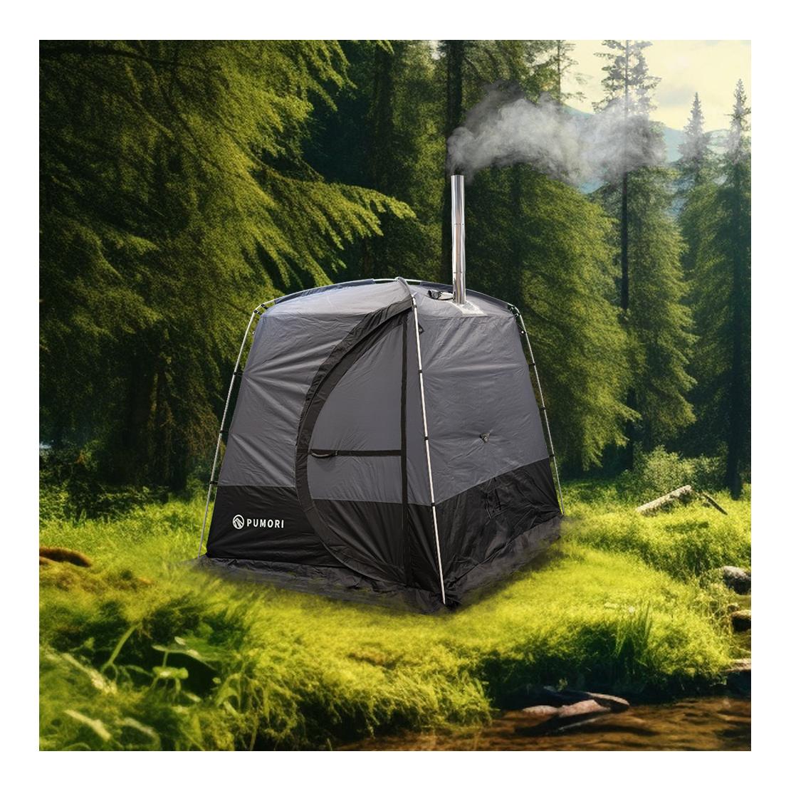 Bastutält 2.0 - endast tält - ett stort fönster