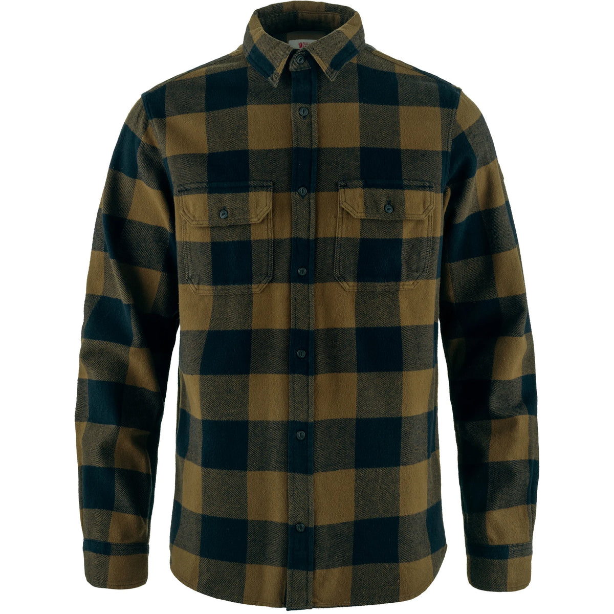 Övik Heavy Flannel Shirt Men - Robust flanellskjorta i ekologisk bomull