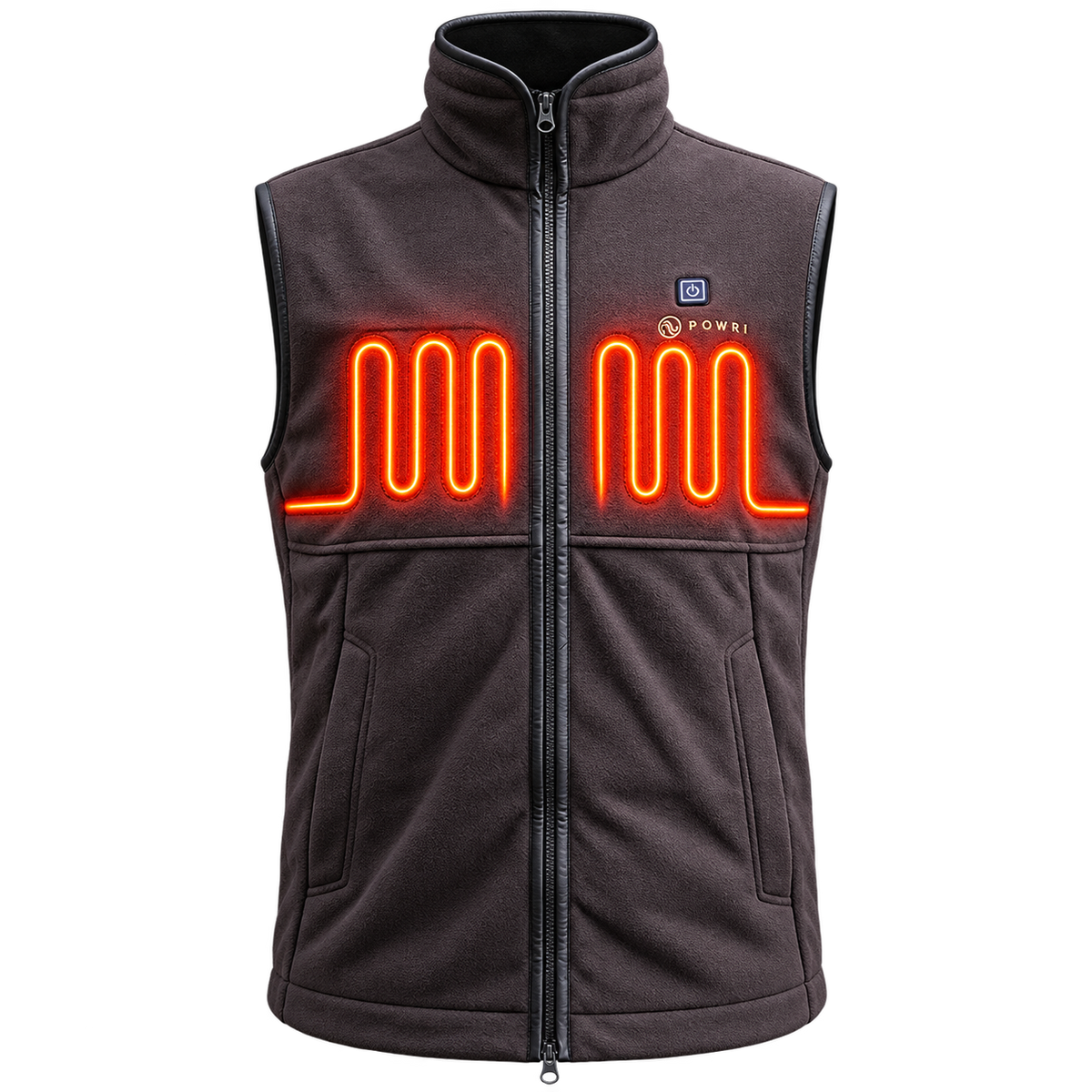 Pumori Fleece Värmeväst, inkl batteri