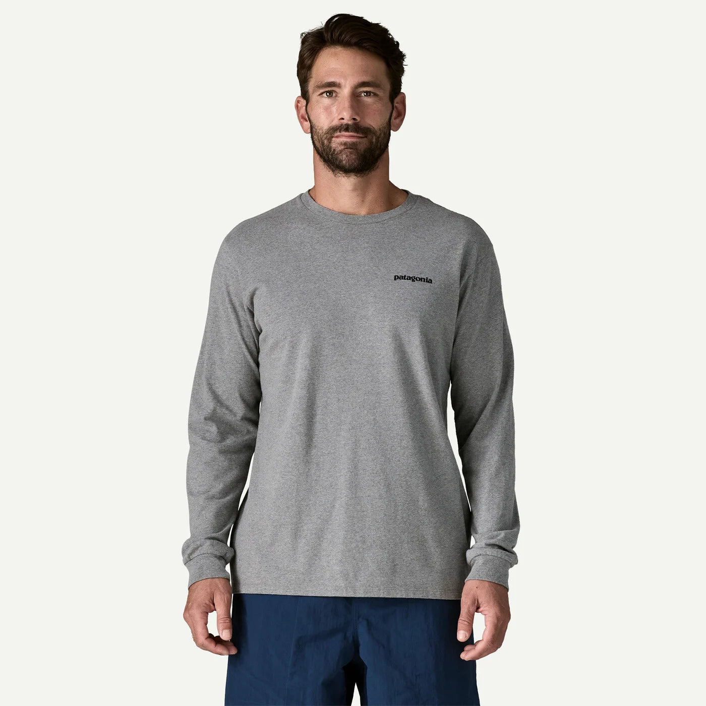 Mens L/S P-6 Logo Responsibili-Tee