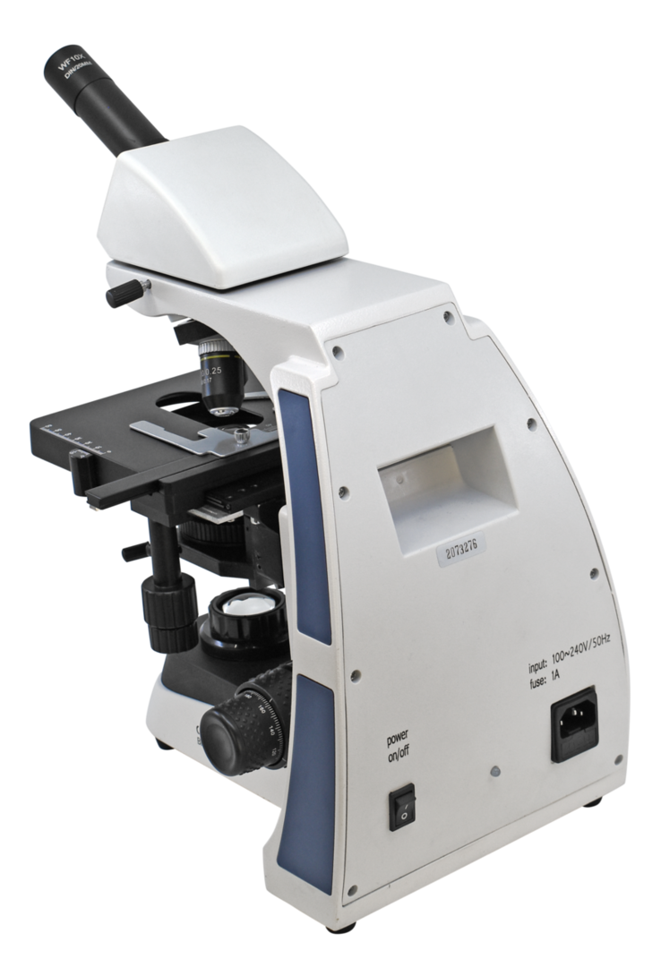 Mikroskop BMS D2-230SP, Mono, 40, 100, 400 och 1000X, halvplan optik EN STL