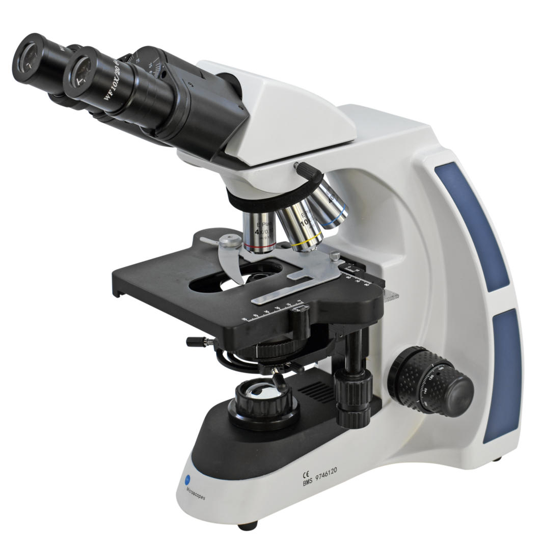 Mikroskop BMS D3-220EP, Bino, 40, 100, 400 och 1000X, E-plan optik EN STL
