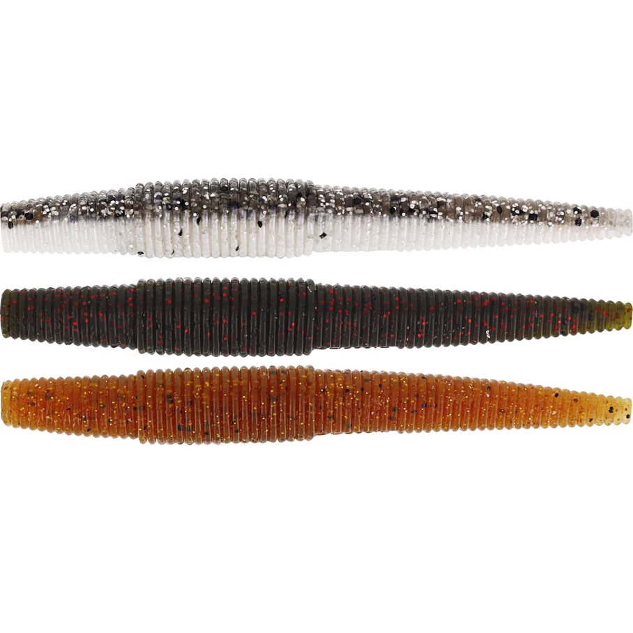 Ned Worm 9 cm 5 gram Clear Water Mix 6 st EN STL