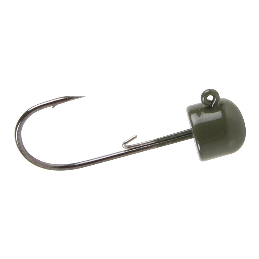 Block Head 3st GREEN PUMPKIN / VIKT 3,5 G & STORLEK 1/0