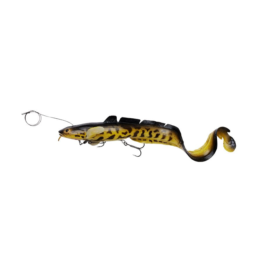 3D Line Thru Burbot  50 cm 435 Gram Gummibete FIRETIGER / 50 CM / 400 GRAM