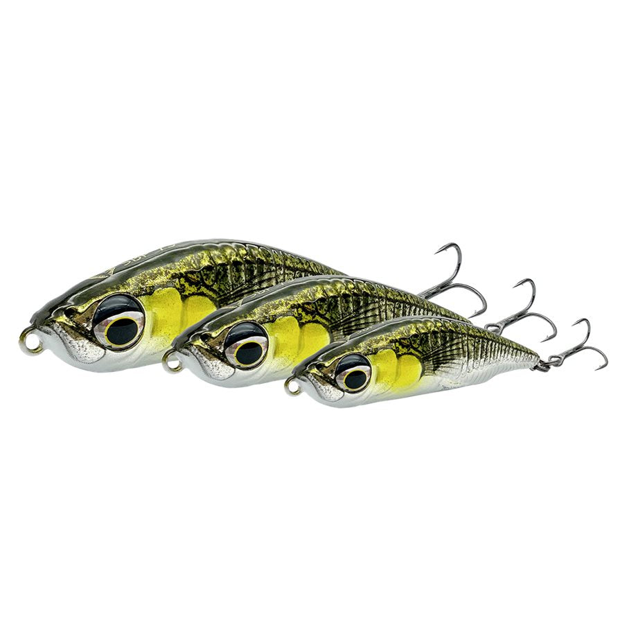 3D Sticklebait Pencil 7,5cm 17g Sinking Skeddrag BLACK SILVER / 7,5 CM & 17 G