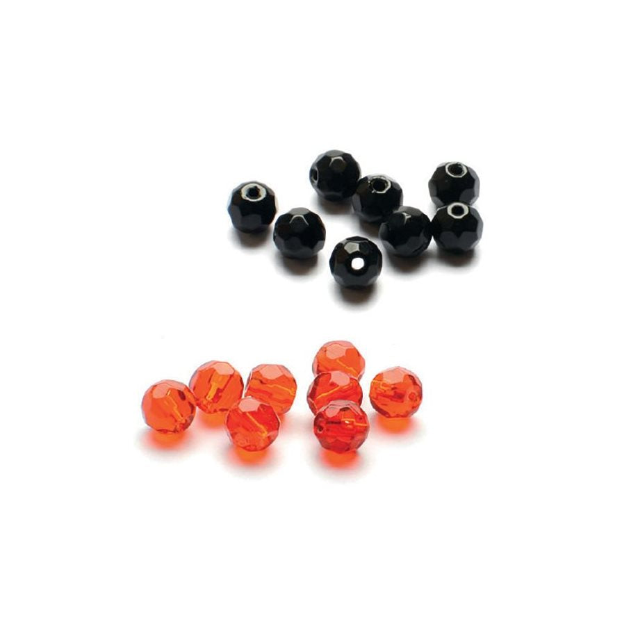Glassbeads - Glaskulor FACETED MIX / 6 MM