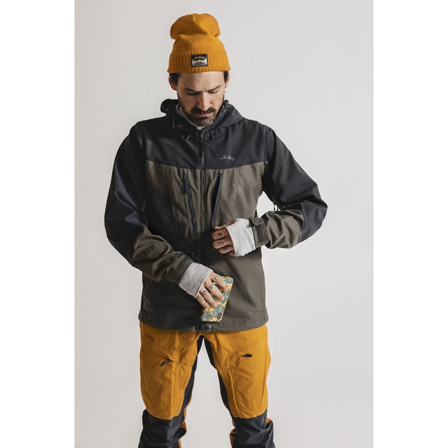 Makke Pro Mens Jacket FOREST GREEN/CHARCOAL / L
