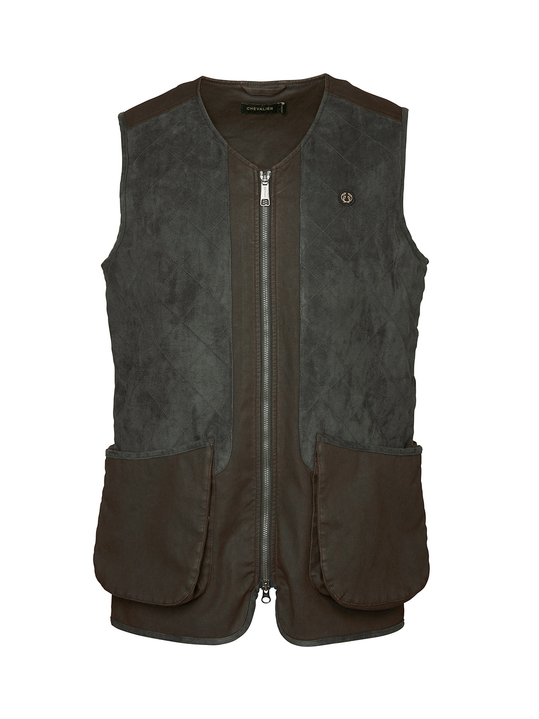 Vintage Dogsport Vest Men LEATHER BROWN / XS