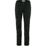 Kaipak Womens Trousers Curved BLACK / 36