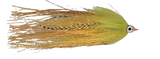 Big Pike Gäddfluga GREEN/YELLOW/COPPER/GOLD / EN STL