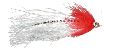 Big Pike Gäddfluga RED/WHITE/SILVER / EN STL