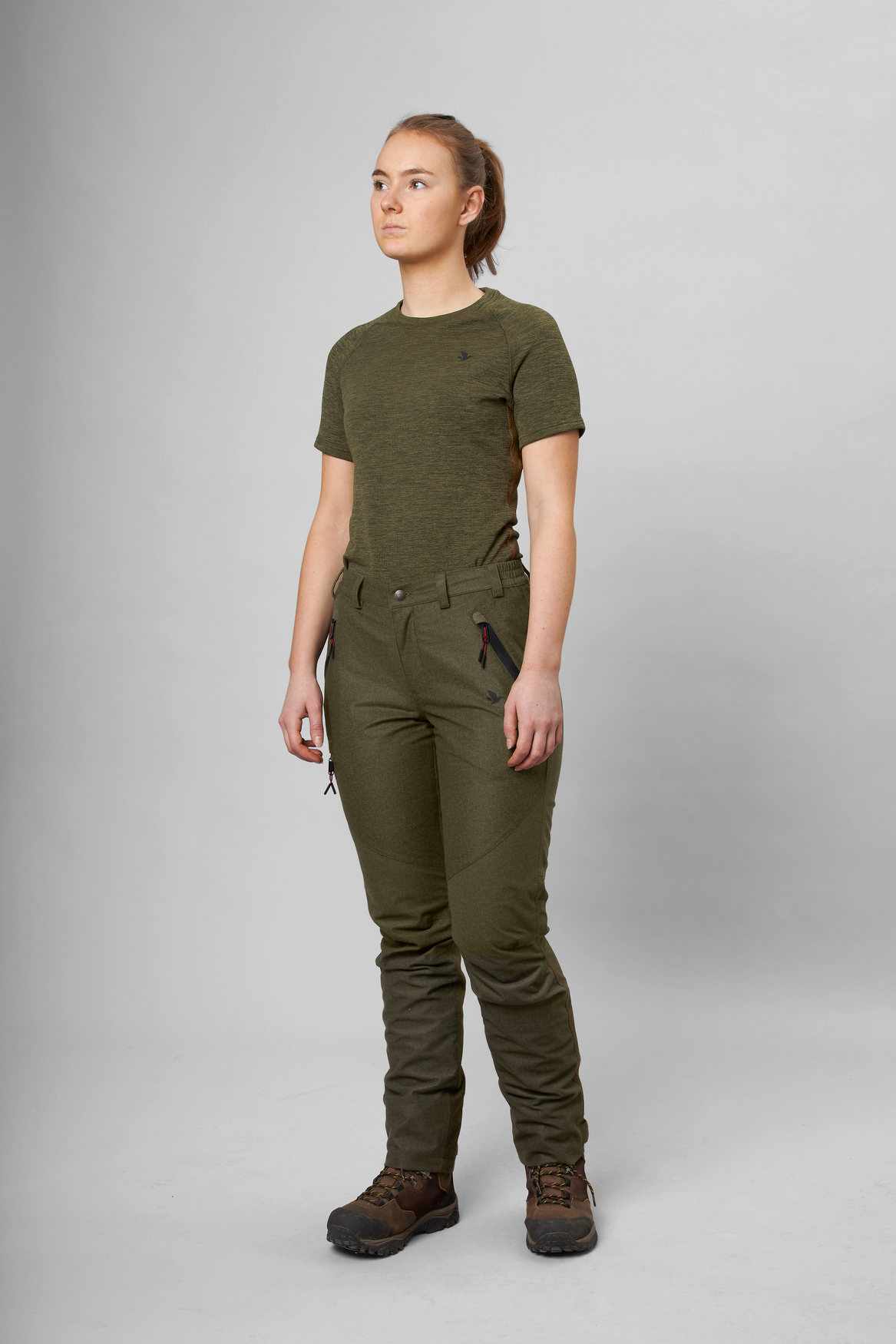 Avail Women Byxor PINE GREEN MELANGE / 36