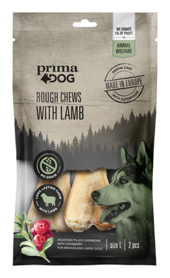 Rough Chews olika smaker 105gr,140gr 175 gr LAMB-CRANBERRY S 10 CM, 105 G