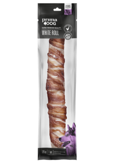 Vit tuggrulle-Kyckling eller Anka 170gr-550gr 13 CM, 35 ST, 700 G