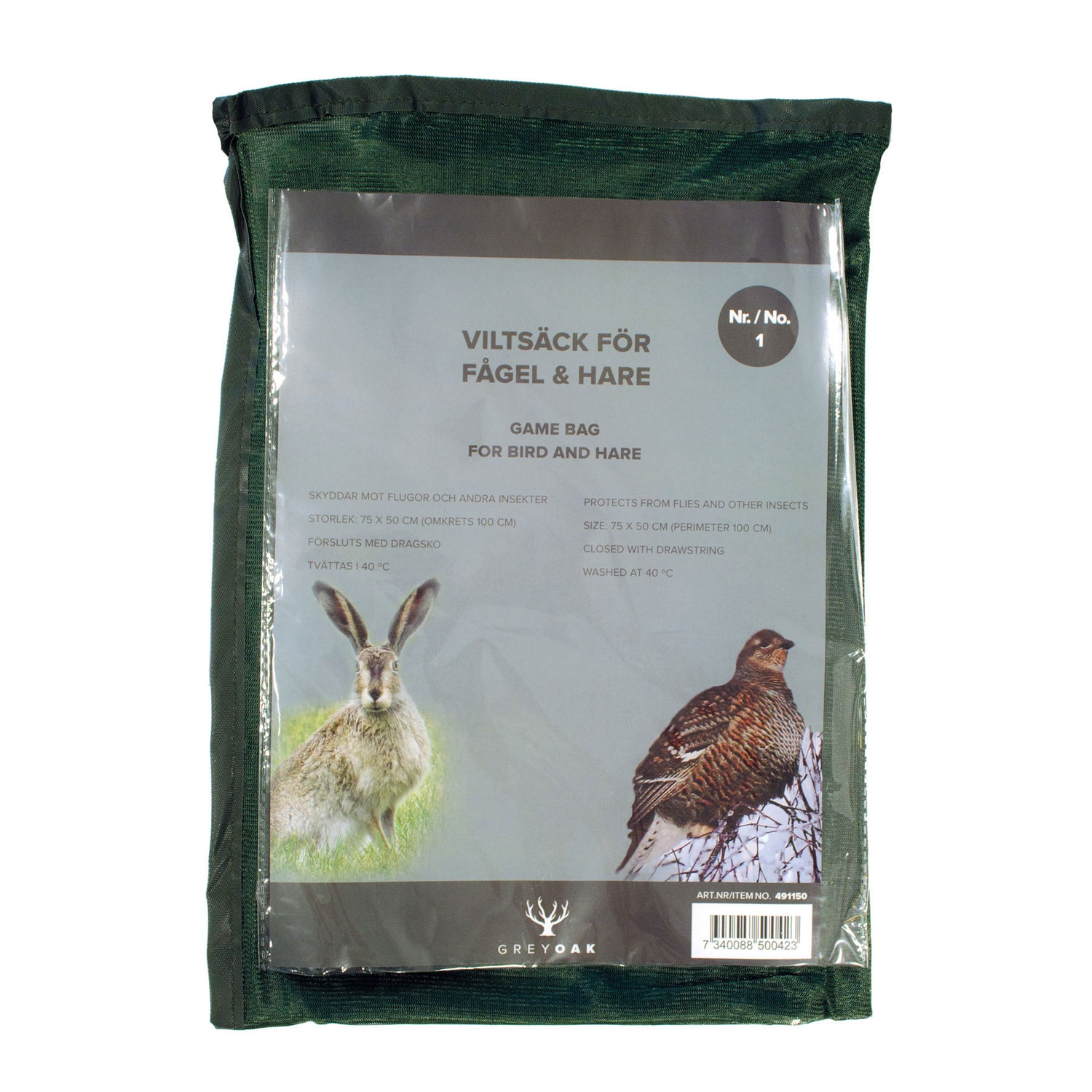 Viltsäck olika storlekar GREEN / STOR ÄLG 425X145 CM