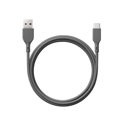 USB-Kabel USB-C till USB-A, 1 meter GRÅ / 1 M