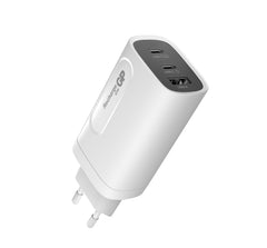 GaN Walladapter 2xUSB-C+1xUSB-A 65W VIT / EN STL