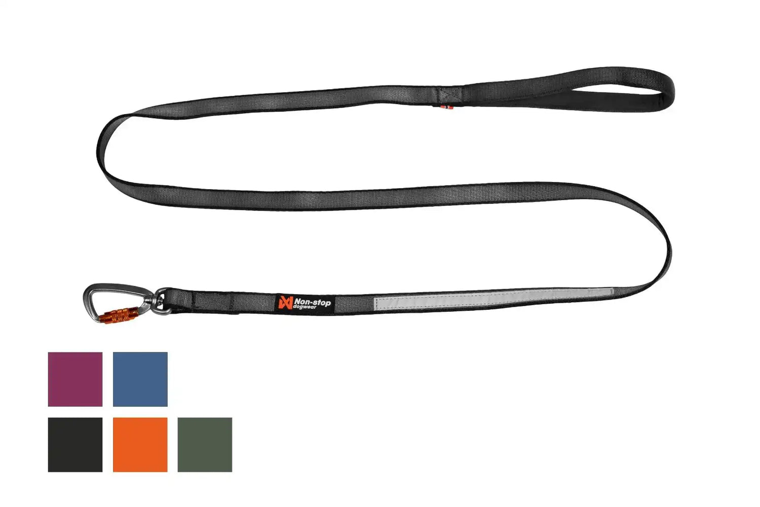 Move leash BLACK / 1.5 M/10 MM