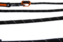 Rock leash adjustable BLACK / 2,5 M