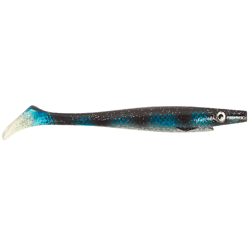 Pig Shad Tournament 2-pack BLACK OKIBOJI PERCH / 18 CM OCH 30 GRAM