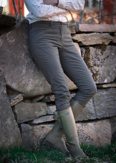 Manor Pants Women Stretchiga Chinosbyxor ANTRACIT / 36