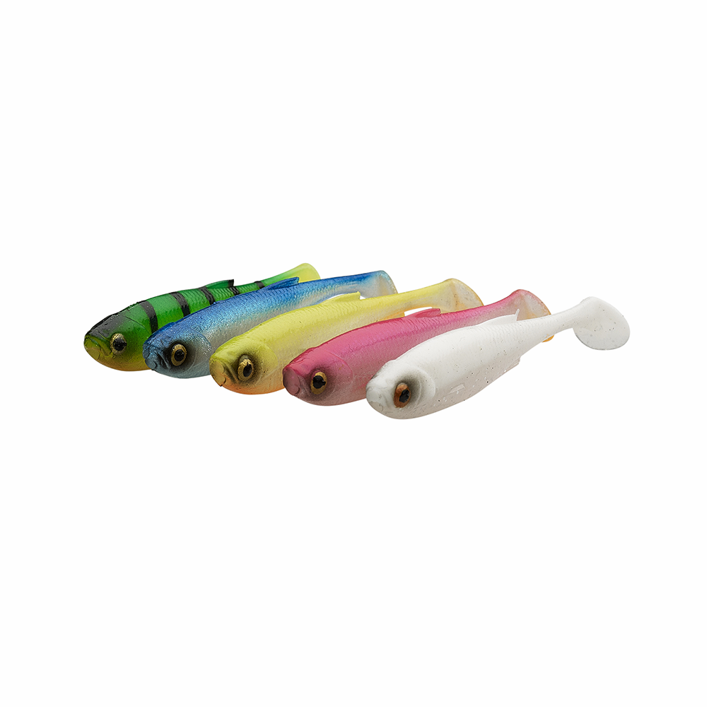 Craft Shad Mix 5-pack CLEAR WATER MIX / 72 MM