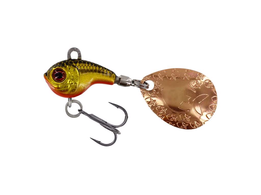 Dropbite Tungsten Spin Tail Jig GOLD RUSH / 16 MM / 7 GRAM